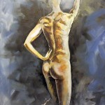 figure, Acrylic on Canvas, 40x50cm